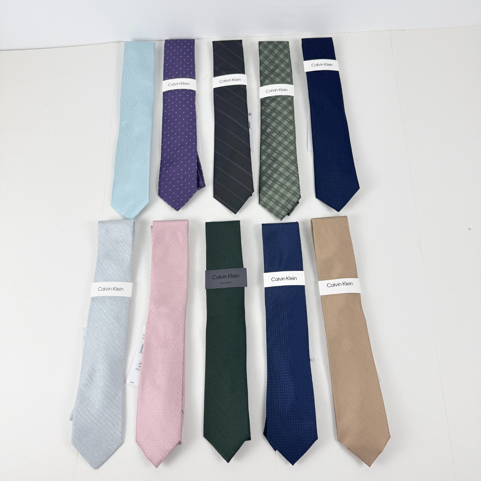 Calvin Klein Men’s Premium Ties Assorted Business Wedding Formal New Fast Ship