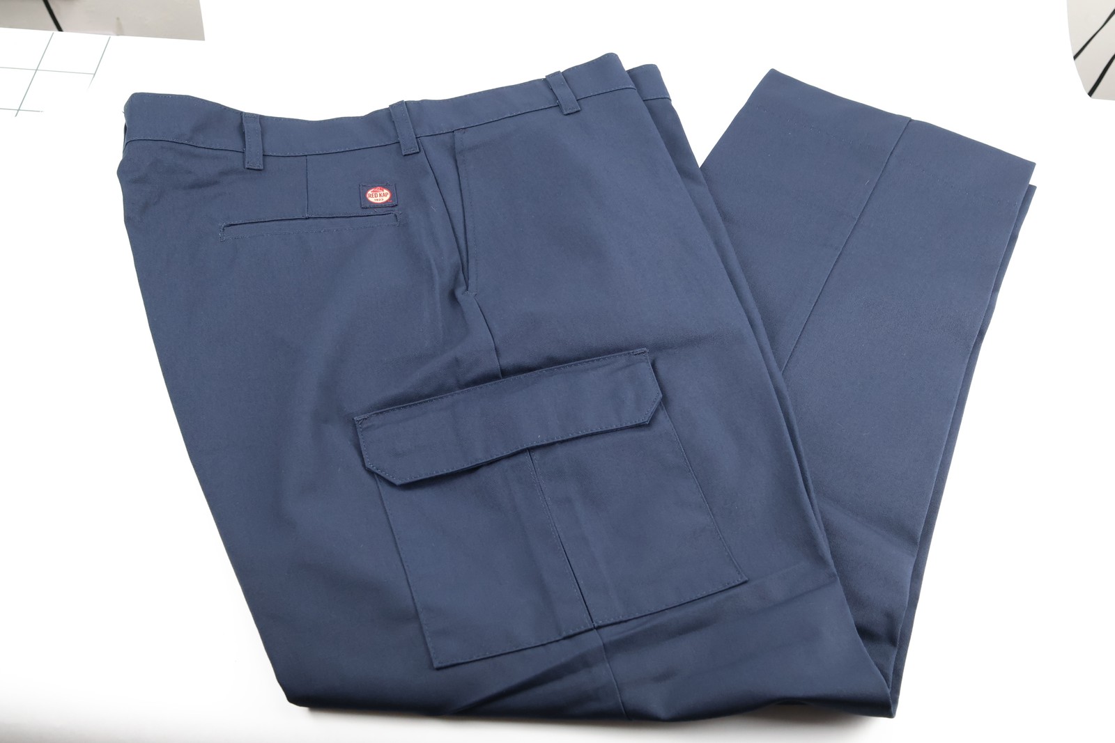 Red Kap PT88NV2 Navy Cargo Work Pants Mens 42×32 Workwear Industrial