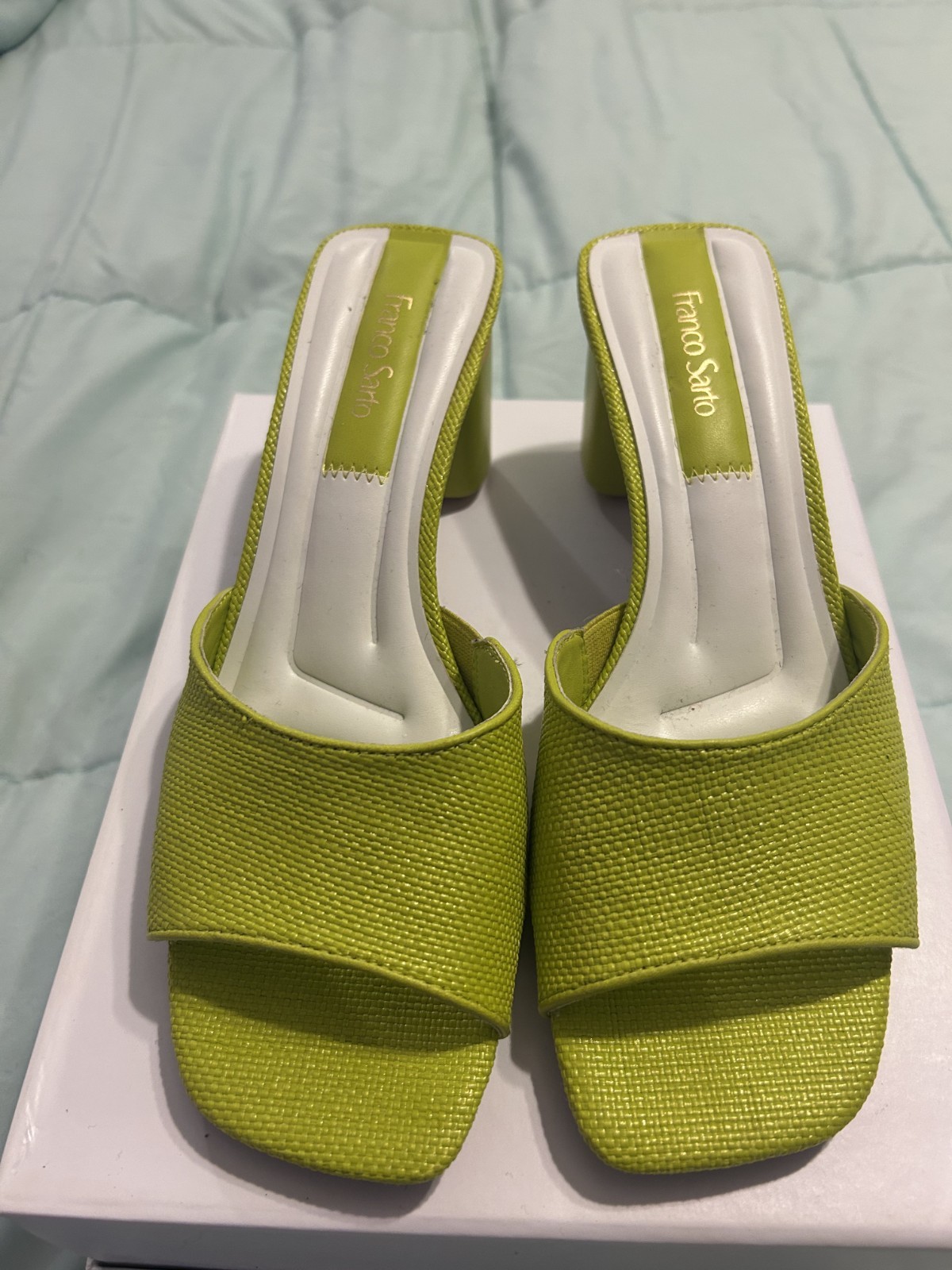 franco sarto sandals 7.5 heels