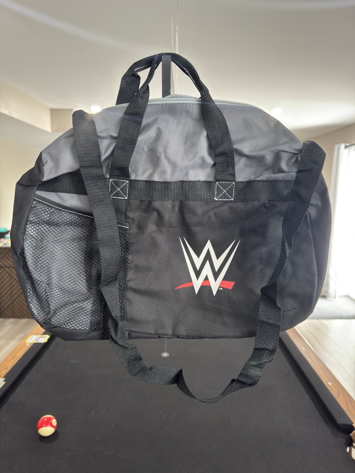 WWE Gemline Sequel Sport Duffel Bag GL7001 Charcoal Heather Promo Gym Travel Bag