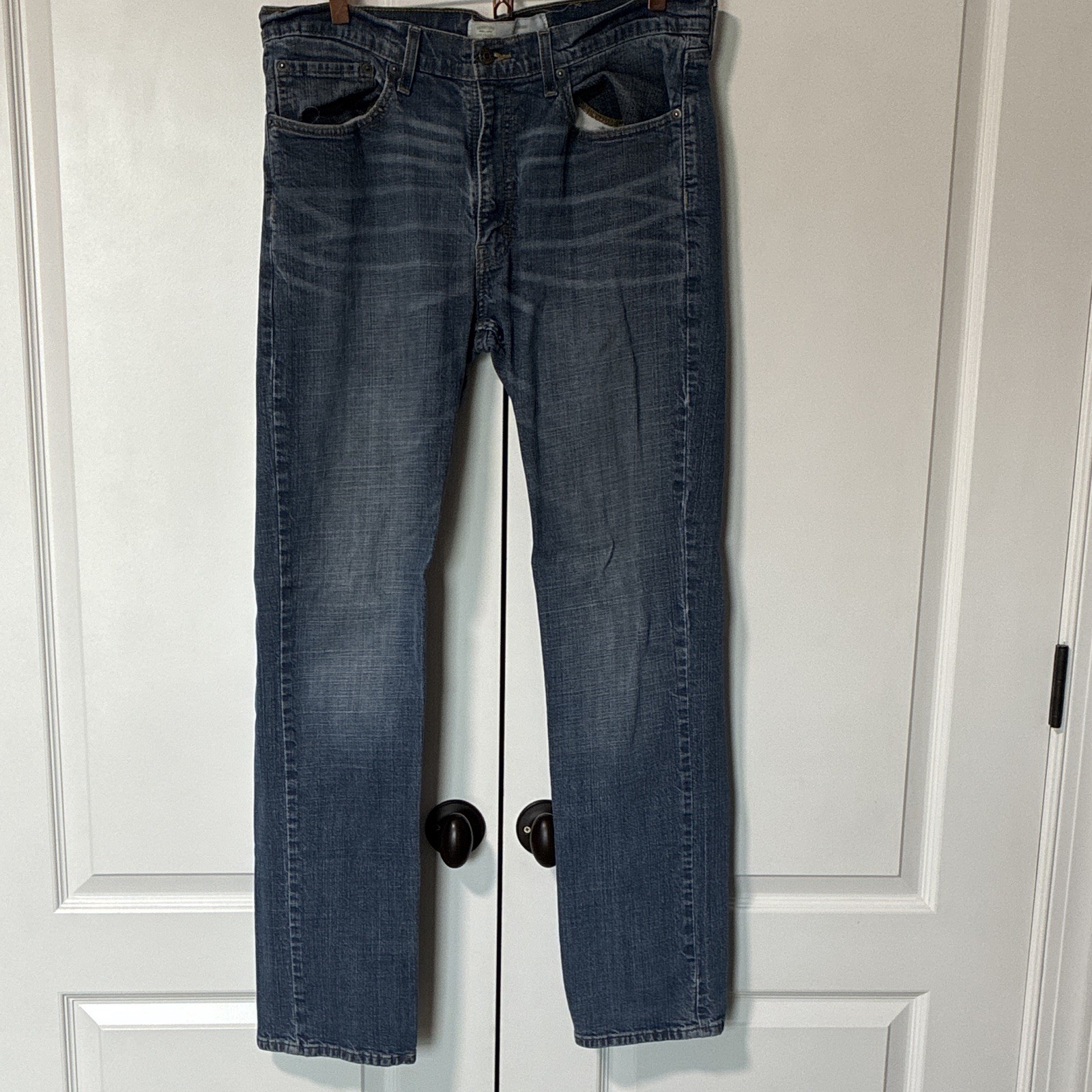 Signature by Levi Strauss & Co. Men’s Gold Straight Fit Blue Jeans