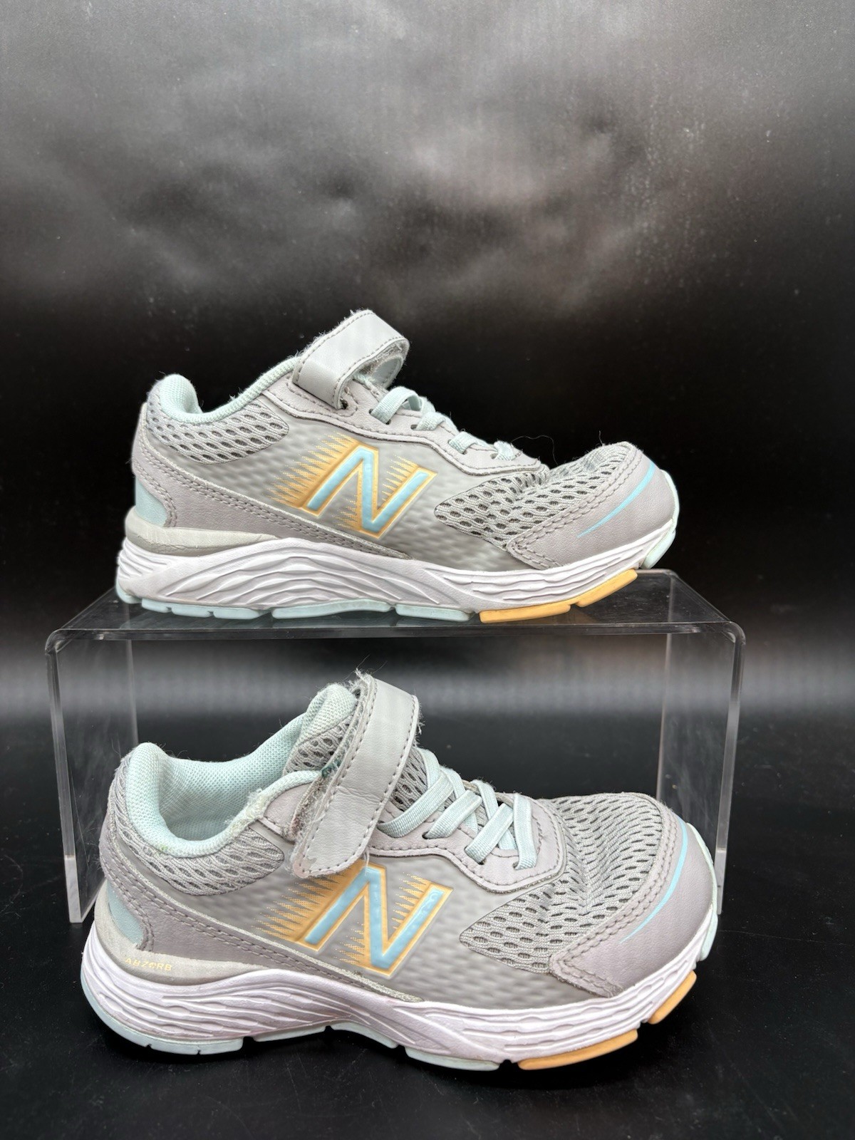 New Balance 680 V5 hook and loop Shoes Sneakers Kids Size 11.5 K YA680GM6