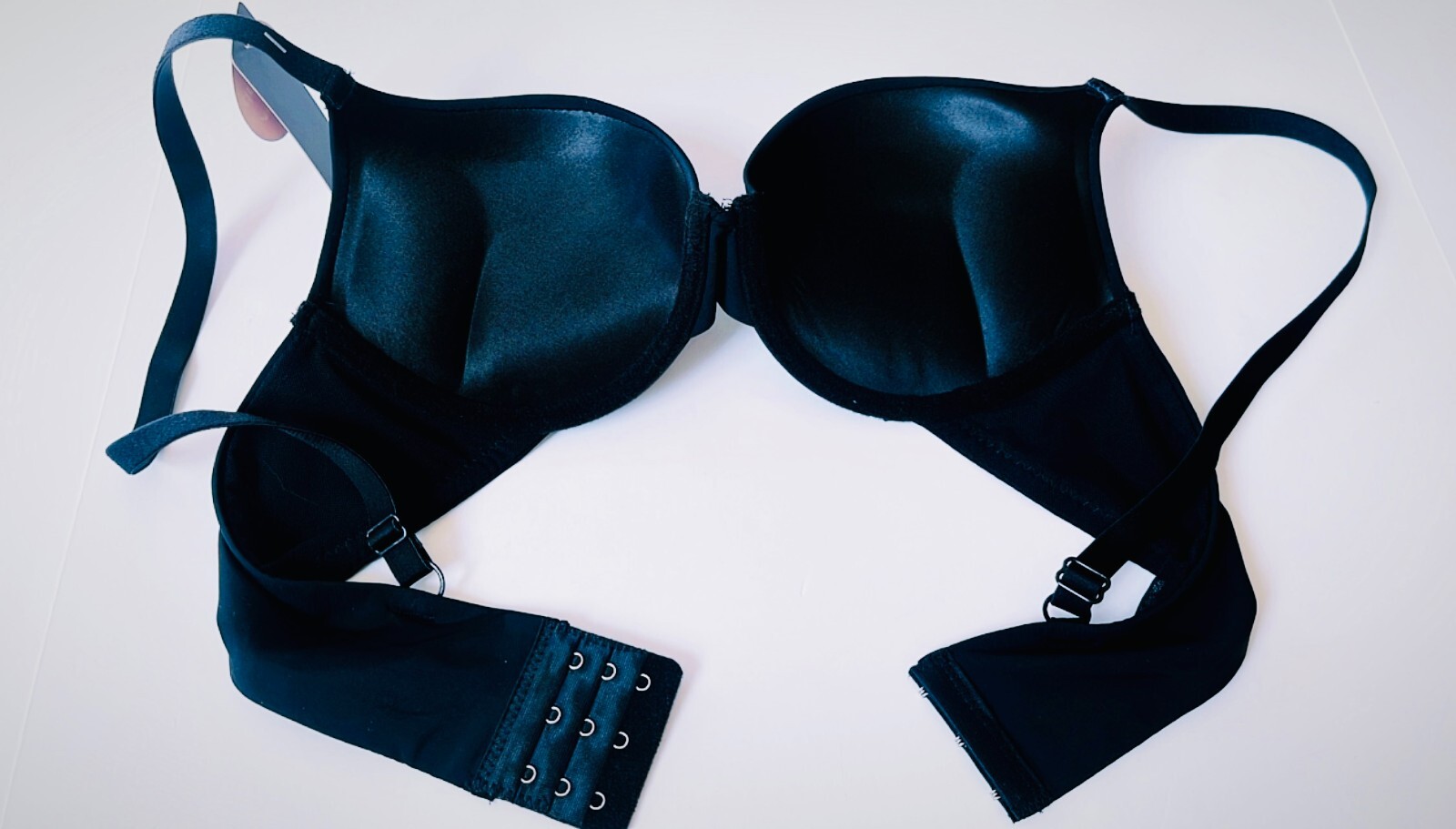 3 Pack Maximum Pads Add-2-Cup Sizes Push-Up Bra Brand New ~ Size 36C 2Black+Nude