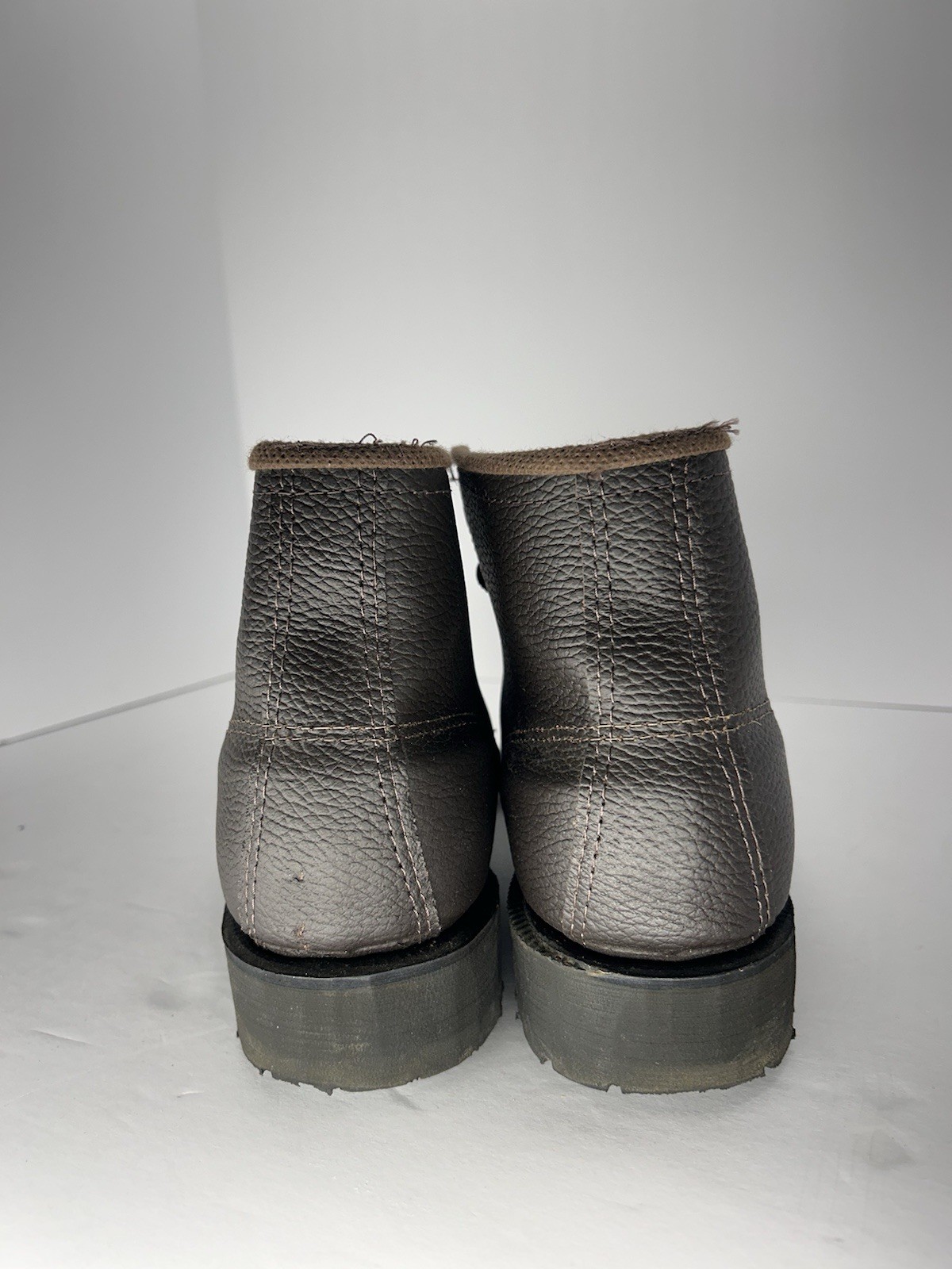 PA DOC PCI Inmate Leather Prison Work Boots Sz 9 E Excellent Shape See Pics OBO