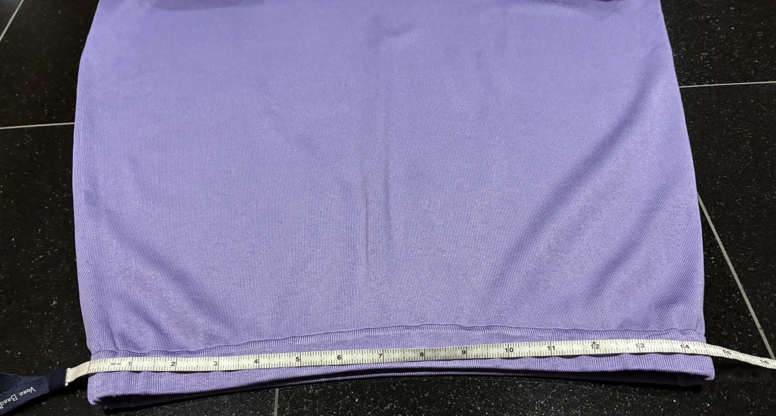 Ming Wang Toula Skirt Elastic Waist Knee Length Lavender SZ. Med