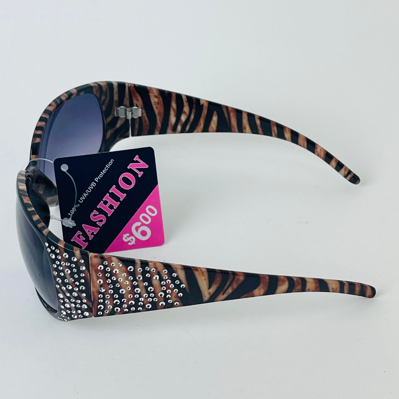 Fashion Sunglasses for Women Wrap 100% UVA-UVB Protection, (Brown & Black), NEW