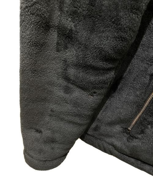 THE COUTURE CLUB Back embroidered fleece zip hoodie black TCC