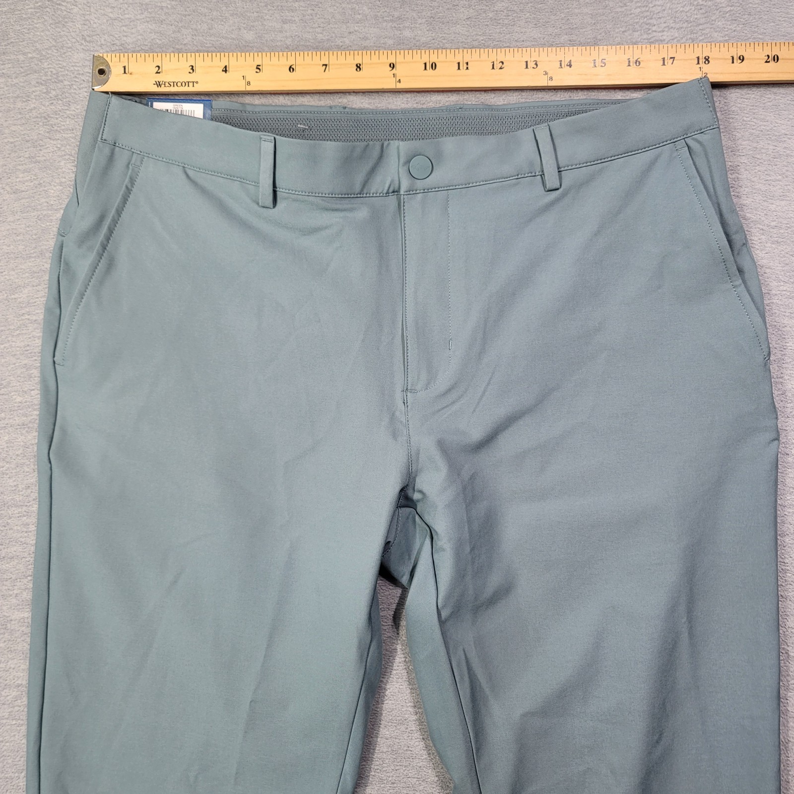 Greg Norman Pants Mens 36×34 Blue Straight Leg Stretch Casual Golf NWT