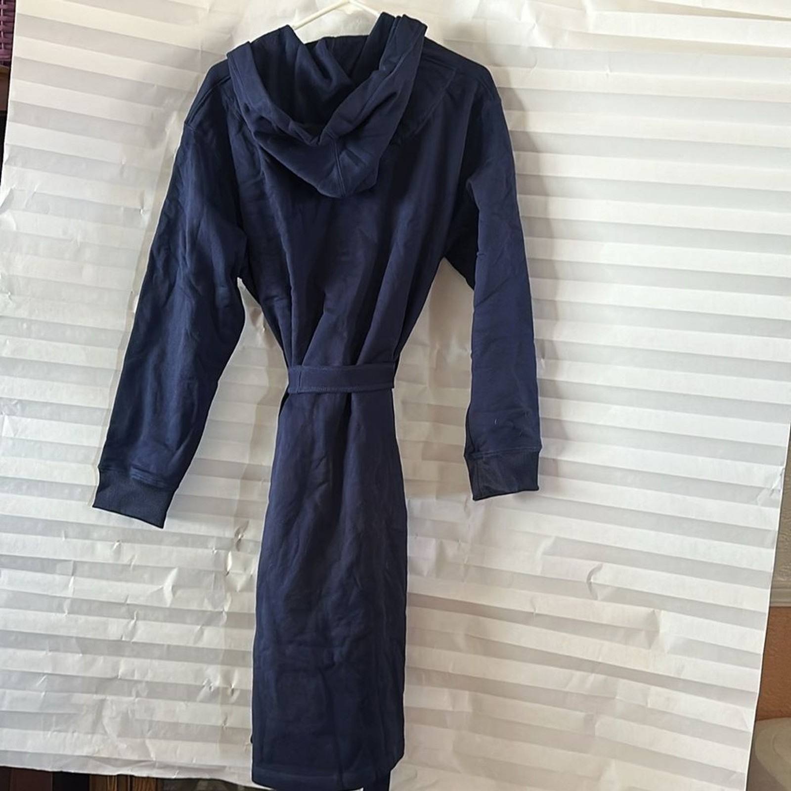 New York Regency Hotel Robe Dark Navy Blue Size L/XL Plush Bath Spa Lounge