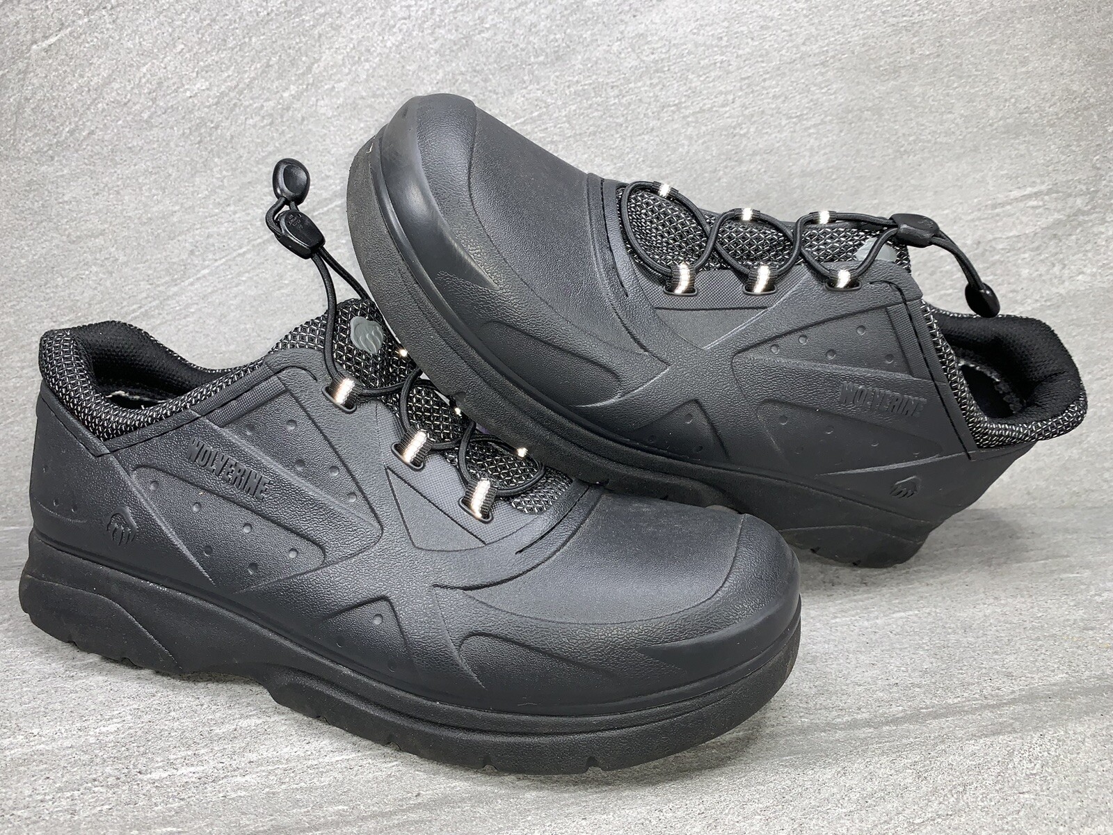 EUC WOLVERINE Men’s Serve SR Health Care Professional Shoe W20516 Black 11 M