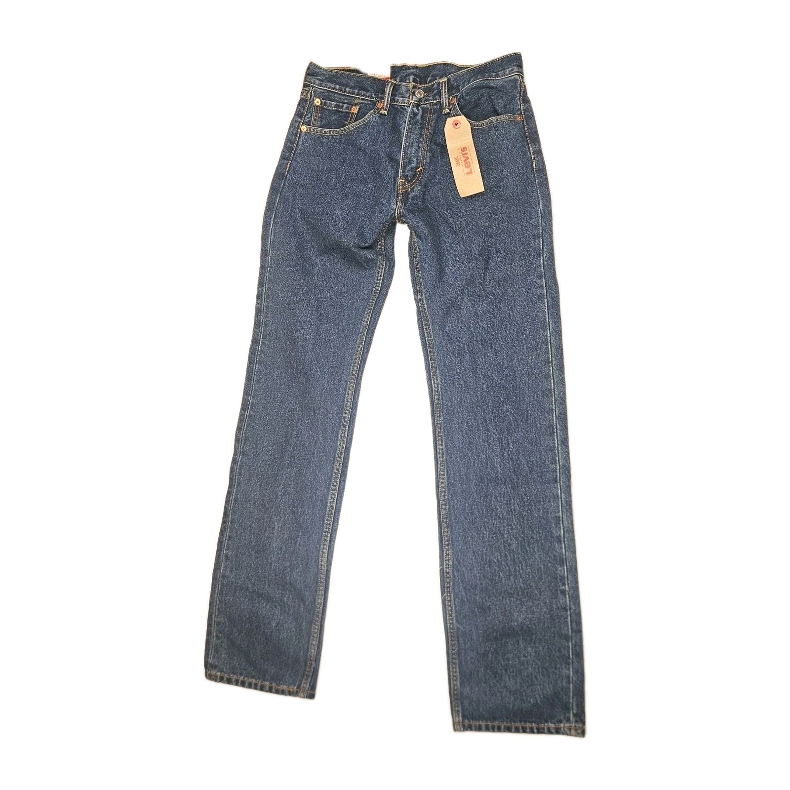 Levi’s 505 Regular Fit Jeans Men 30×34 Dark Stonewash NWT Straight Leg Pants