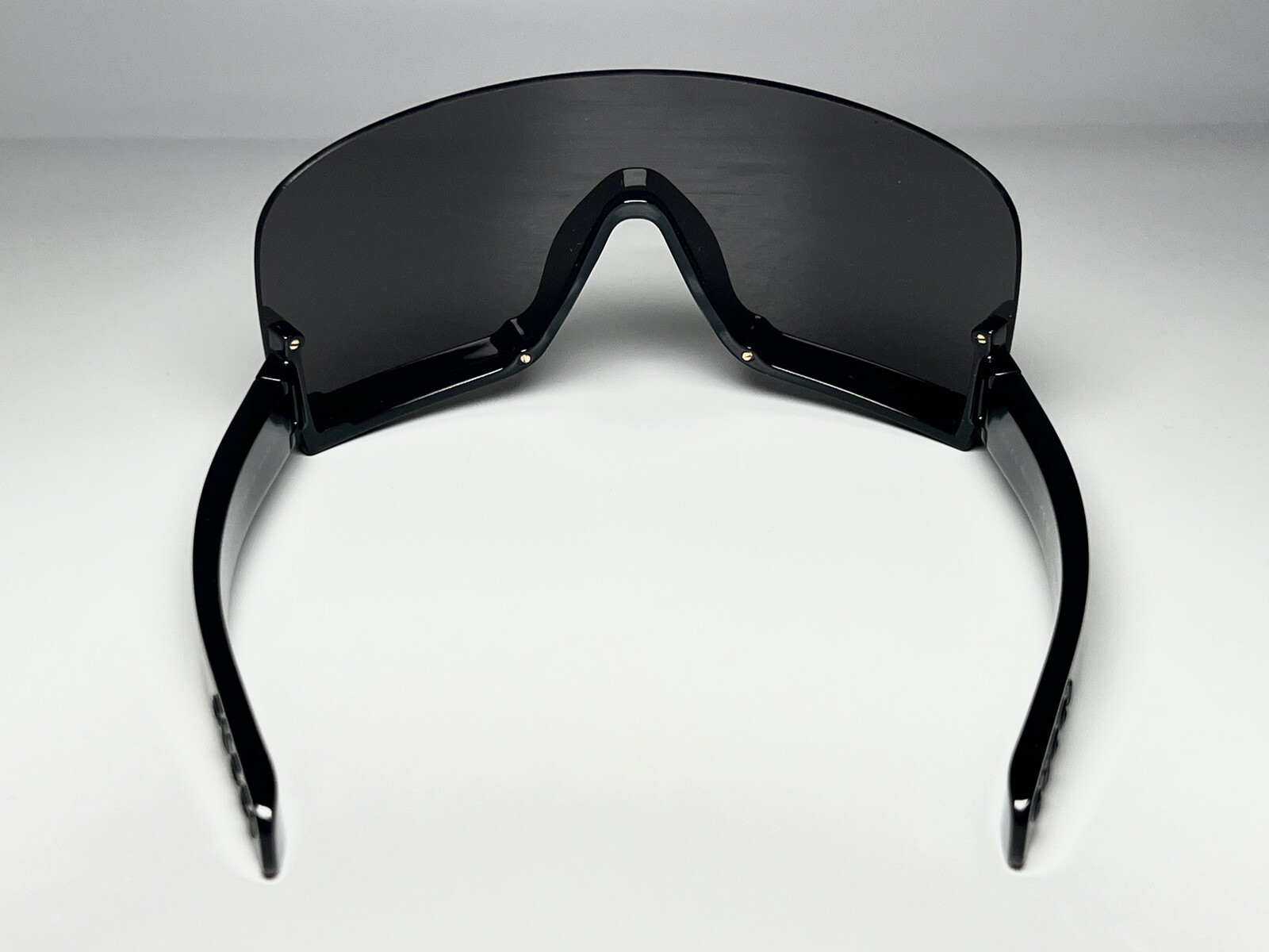 GUCCI Sunglasses GG1631S Acetate Black Shield 99-115mm Authentic