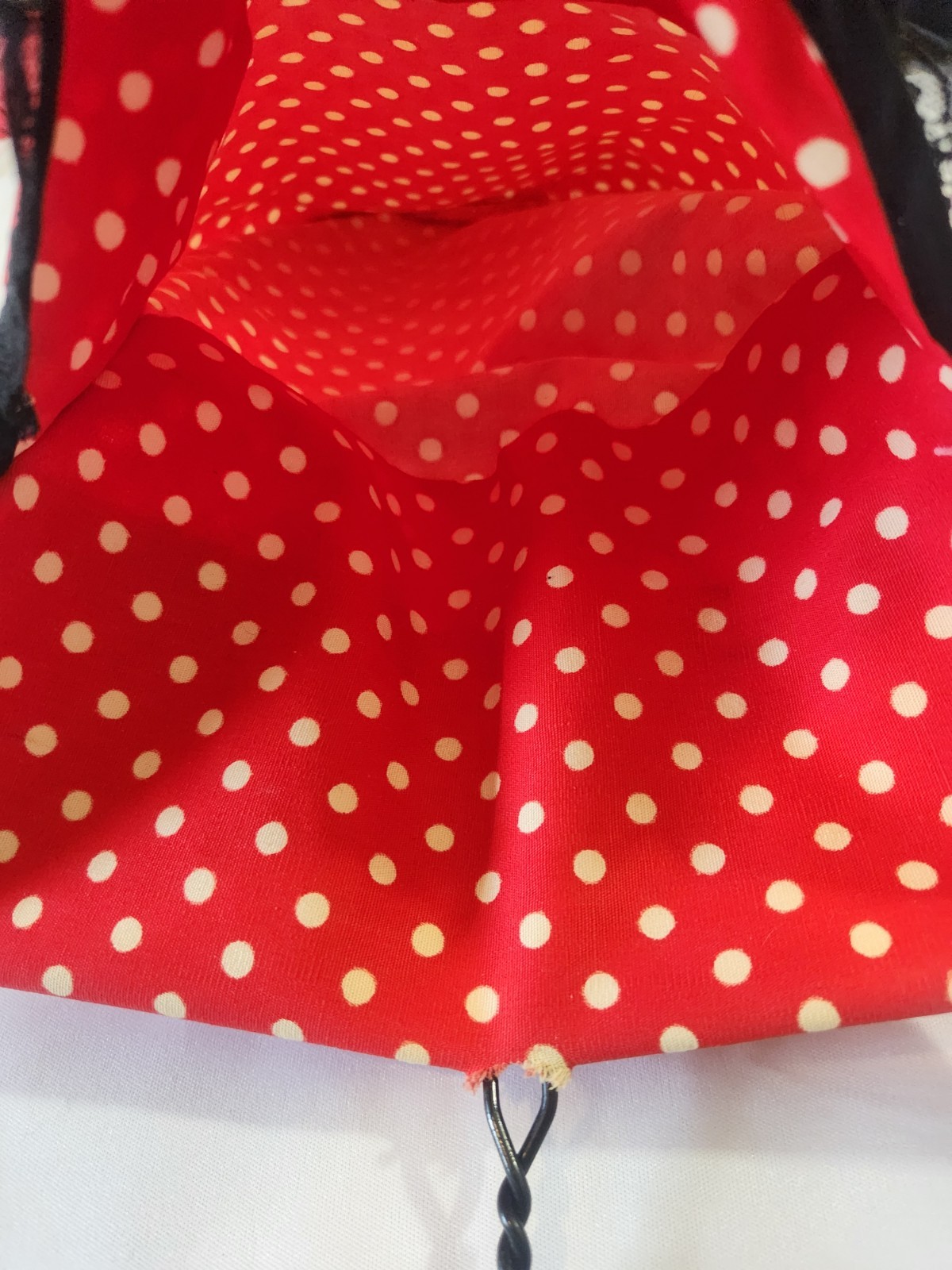 Vintage Lingerie Bag Hangable Shaped Like Lingerie