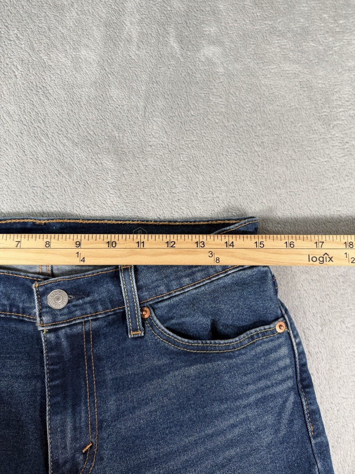 Levis 511 Jeans Mens 30×30 Blue Denim Slim All Seasons Tech