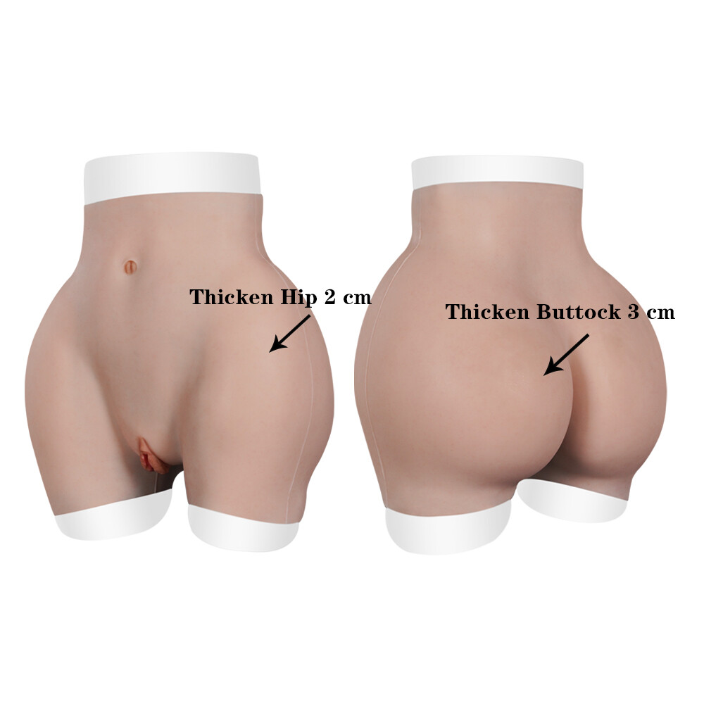 Realistic Silicone Fake Vagina Panty Hip Buttock Shaping Pants For Crossdresser