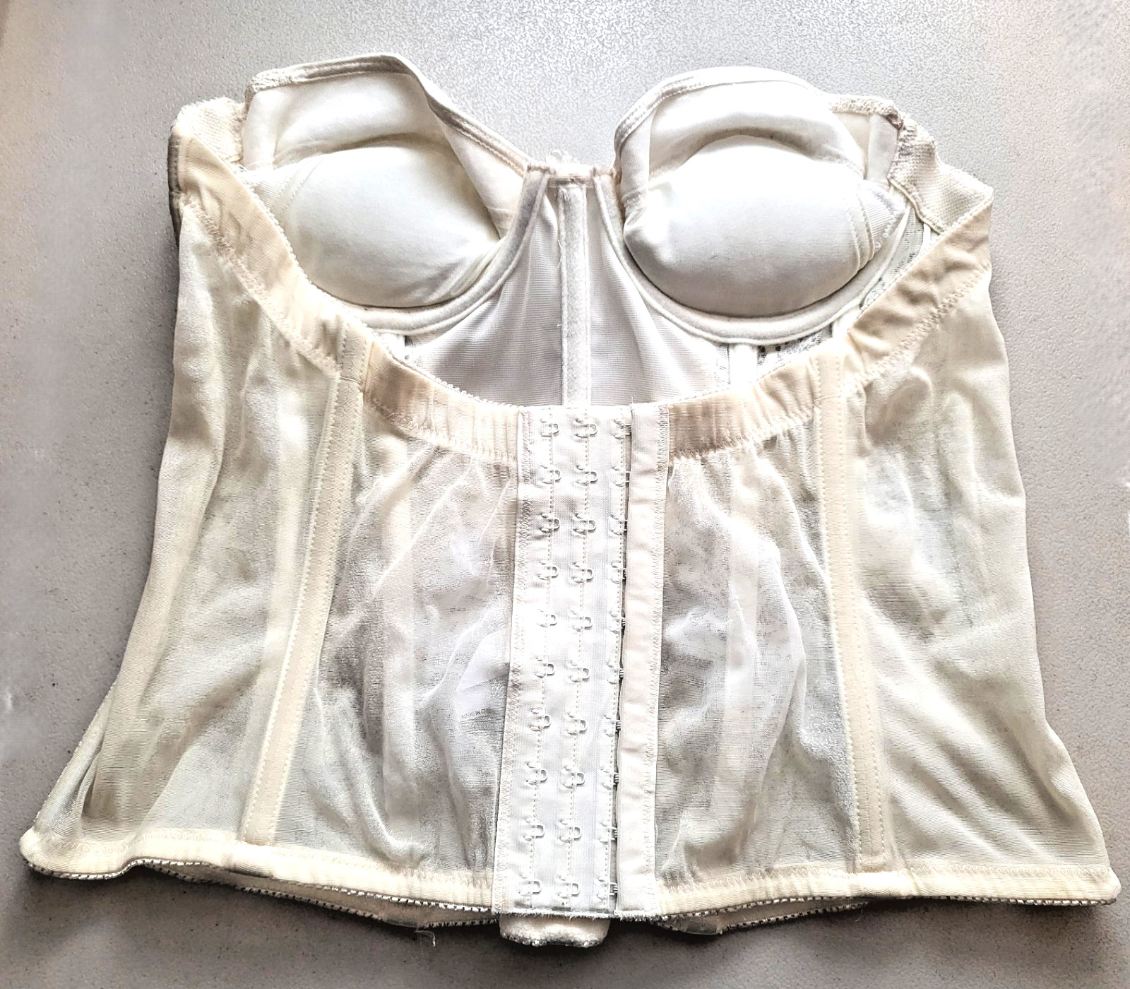 36A Felina Padded Strapless Underwire Bustier Corset with Removable Pads 8643