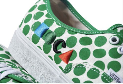 VANS MOCA x Authentic Logo Green White Men Sz 7 Women Sz 8.5 VN0A5KRD8CY – NEW