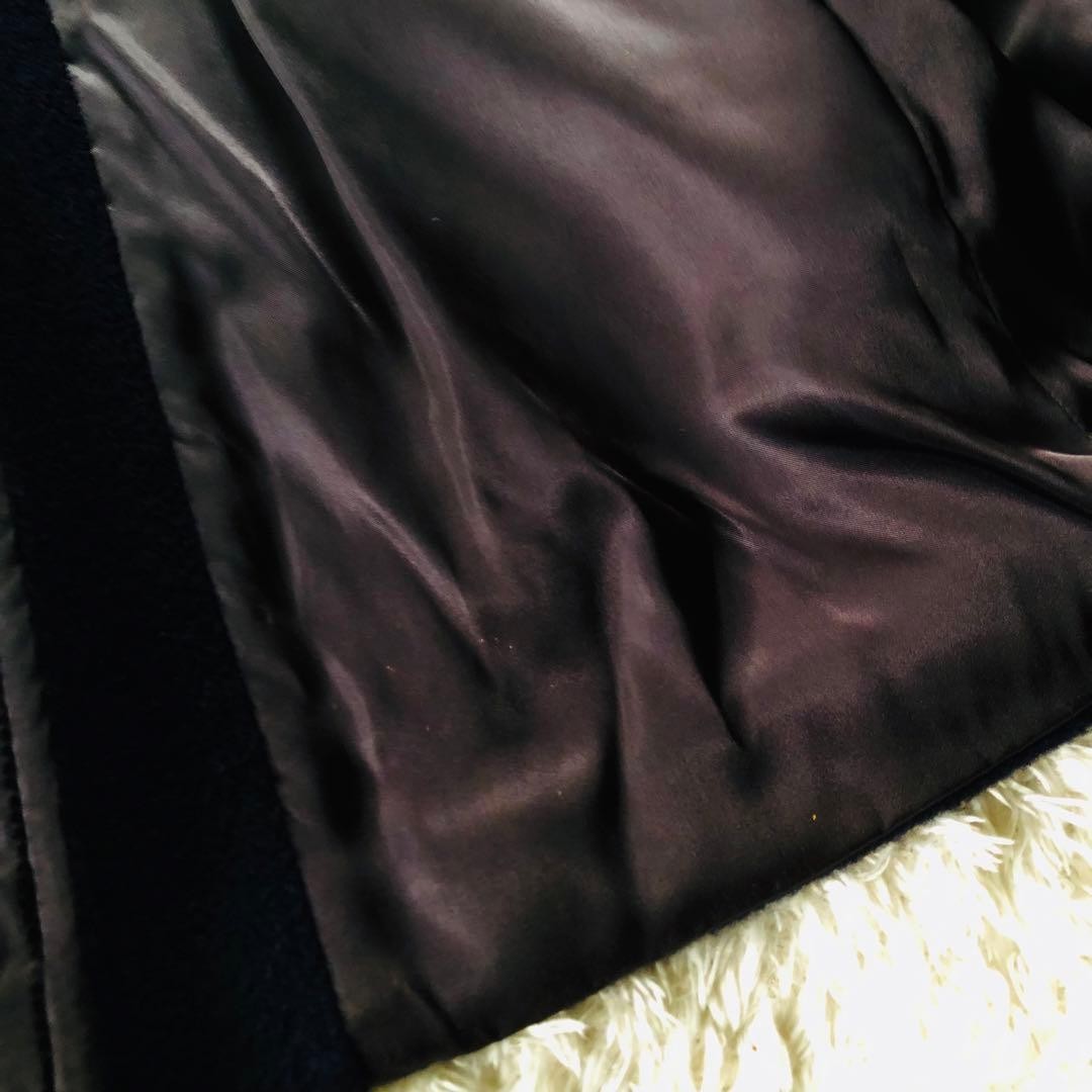 Max Mara belted coat, women’s, wool, navy, size M