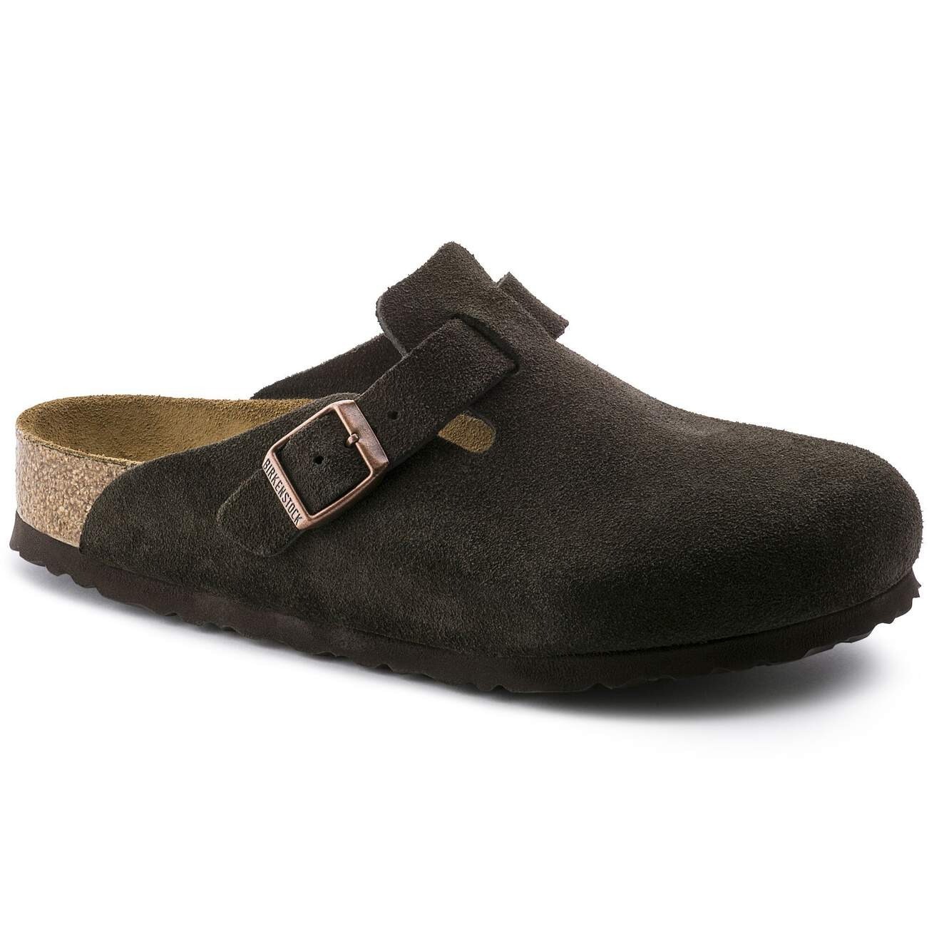 NWT-BIRKENSTOCK Boston Soft Footbed Suede Leather (ALL SIZE-COLOR)