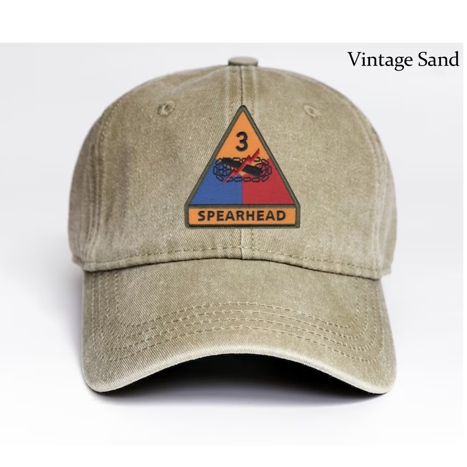 Embroidered Hat U.S Army 3rd Armored Division, Veteran Cap, Trucker Hat, Gift