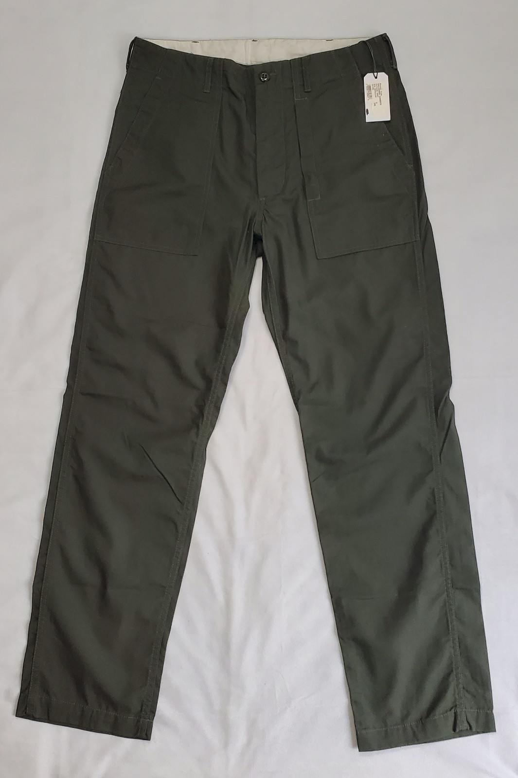 New Engineered Garments(S16-S6F03140)Fatigue Pant Color Olive Men Sz SM or 31×30