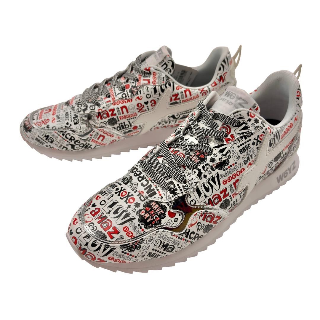 26 Year SS W6YZ x ALBERTO BONI Collaboration Sneakers White Limited Edition