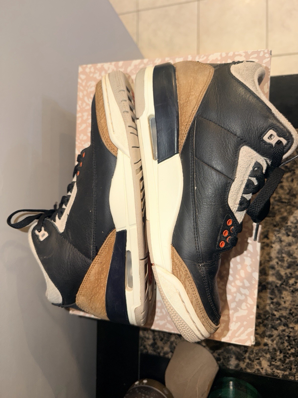 Nike Air Jordan 3 Retro Desert Elephant Shoes Mens Sz 8 CT8532-008 Shoes W/ Box