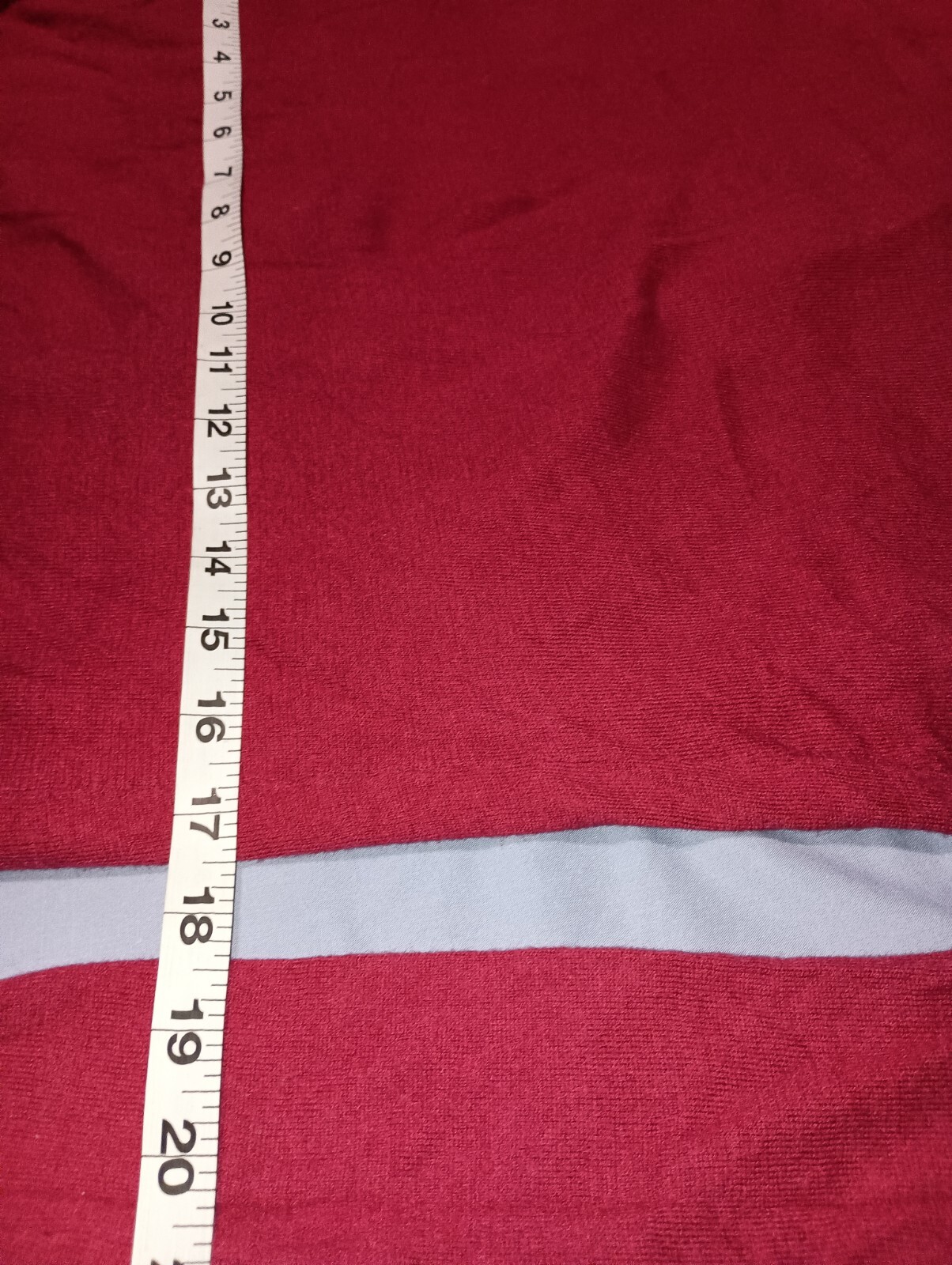 Talbots Large L Crimson Ruffled V-Neck Wool Blend Blouse Cottagecore Red
