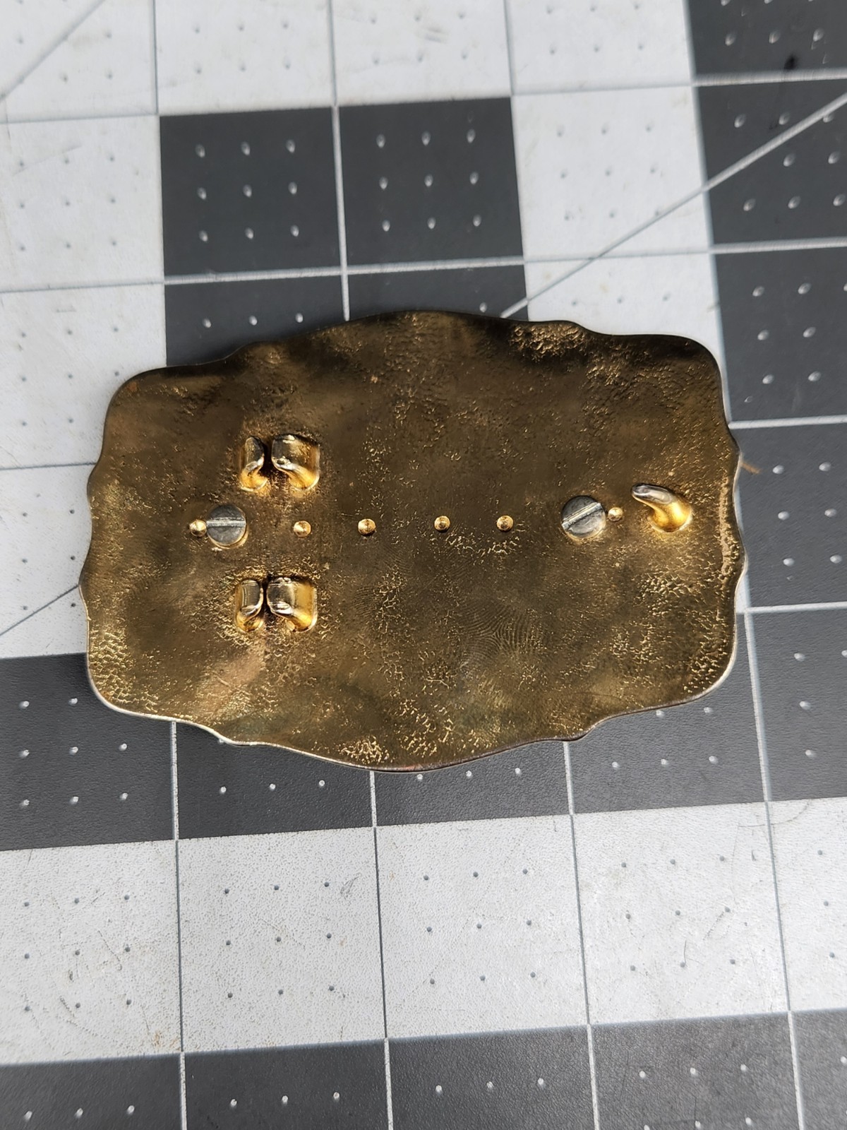 Fraternal Order Of Eagles “FOE” Belt Buckle- Missing Hinge- See Pictures