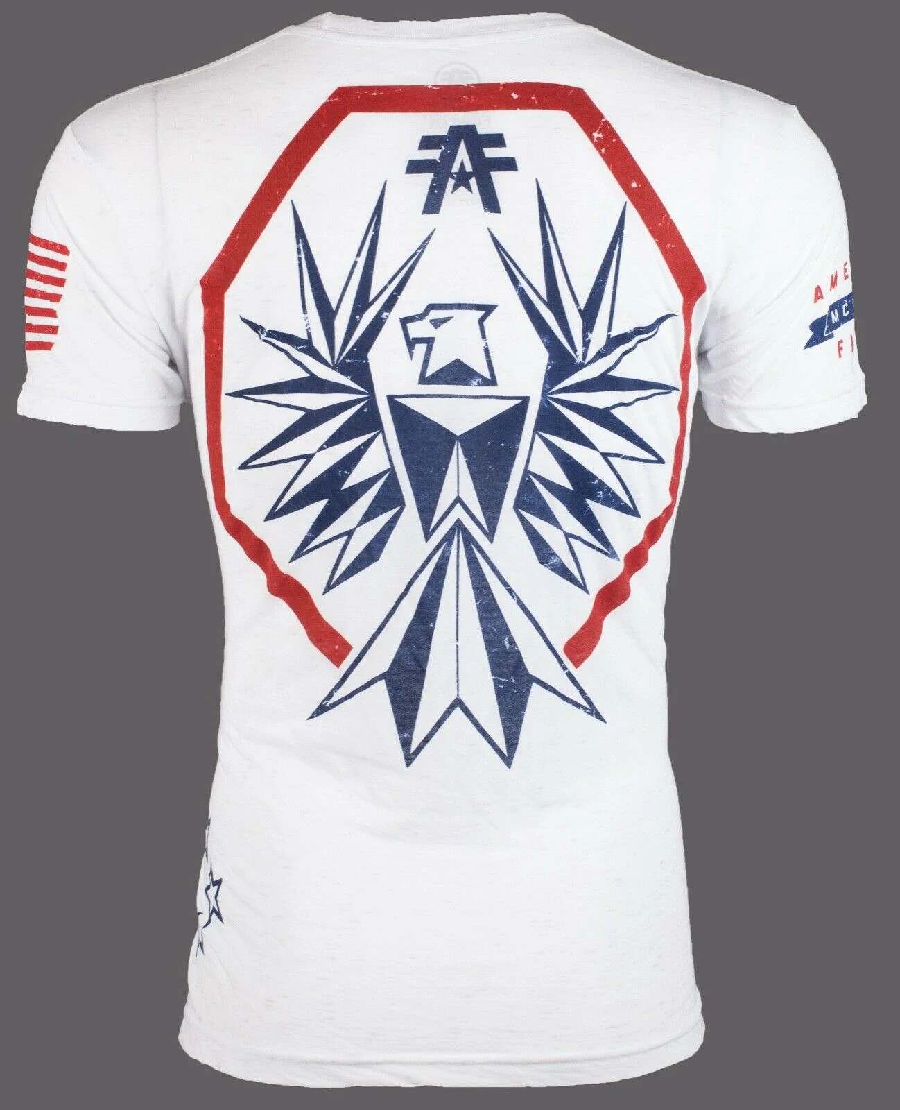 AMERICAN FIGHTER Somerset White Athletic Mens Crewneck T-shirt L-3XL NWT