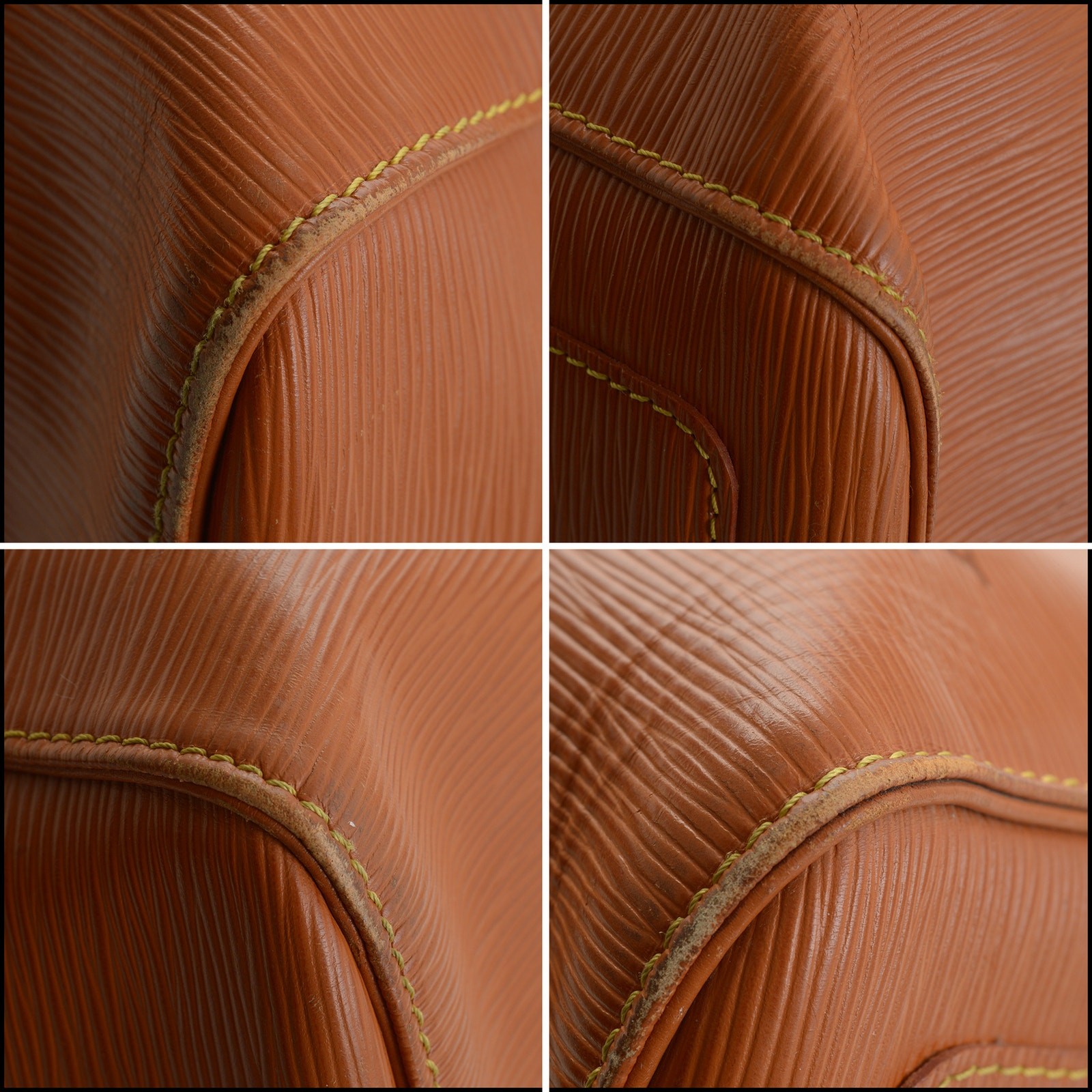 RDC15024 LOUIS VUITTON ’91 Gold Tan Brown Epi Keepall 50 Travel Bag