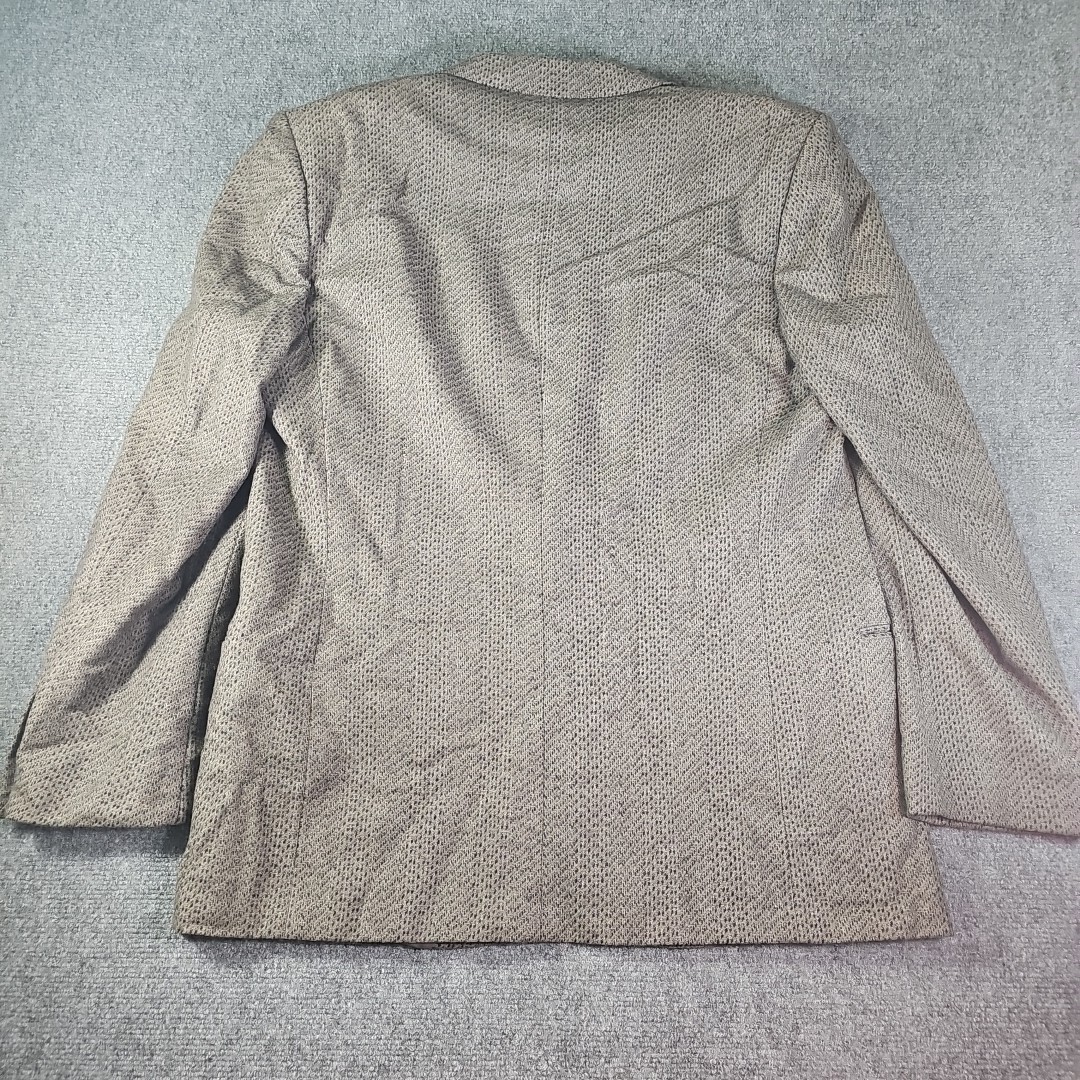 VTG MANI Giorgio Armani Tweed Wool Cashmere Jacket 44 Reg Sports Coat Italy Made