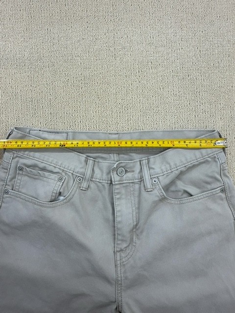 Levi’s Men’s Jeans Grey Slim 513 W32xL34 100% Cotton
