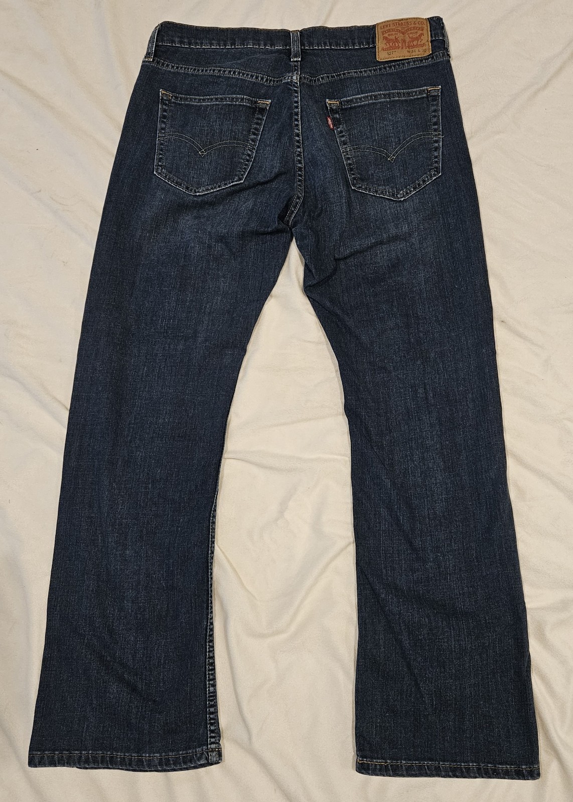 Levi’s 527 Jeans Mens 34×30 Slim Bootcut Medium Wash Blue Denim 05527-0452