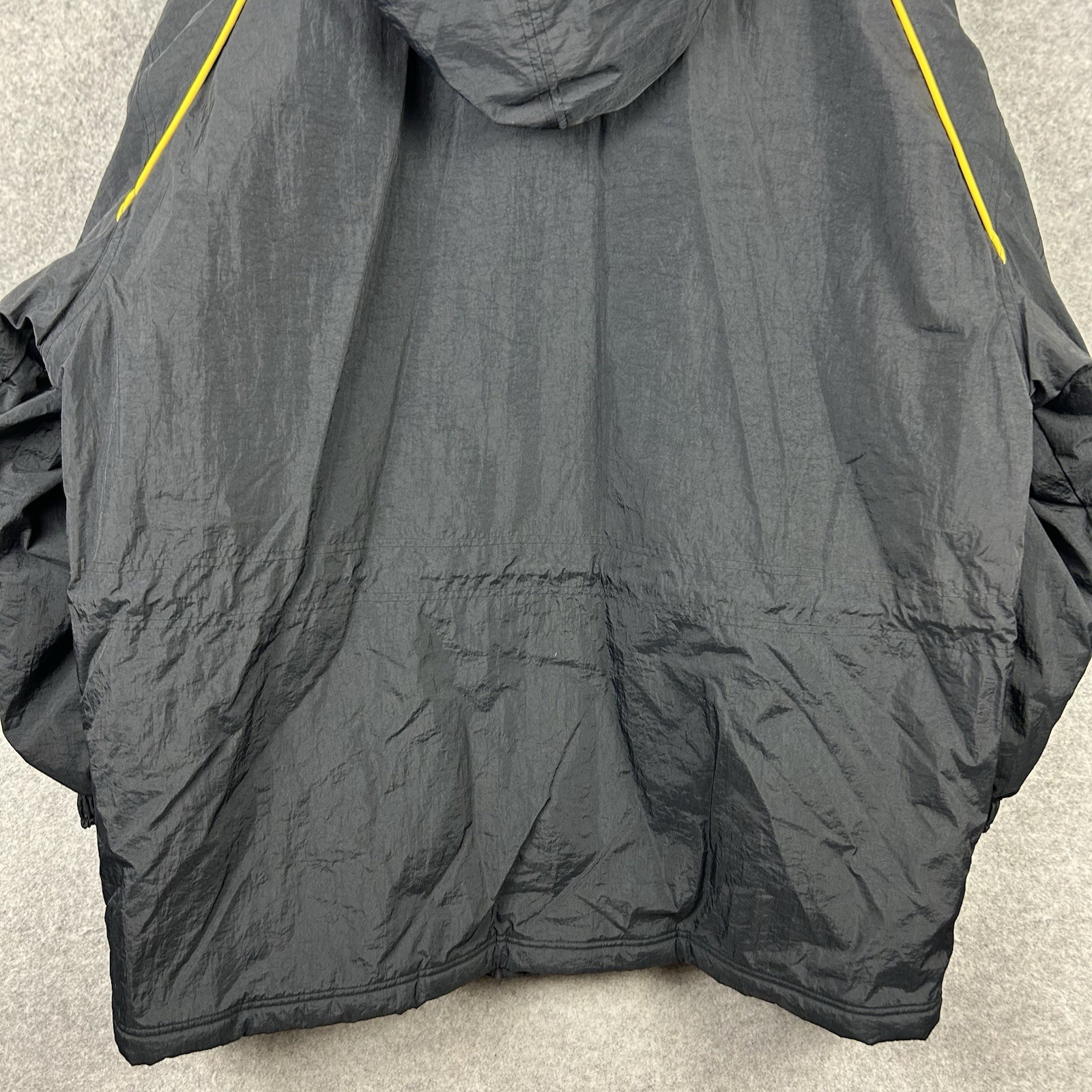Nike Premier Jacket Mens XL Black Vintage Retro y2k Full Zip Coat 100% Nylon