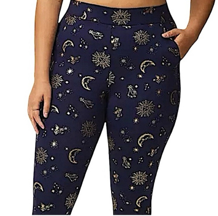 TORRID Space Celestial Peacoat Leggings NWT Size 3X
