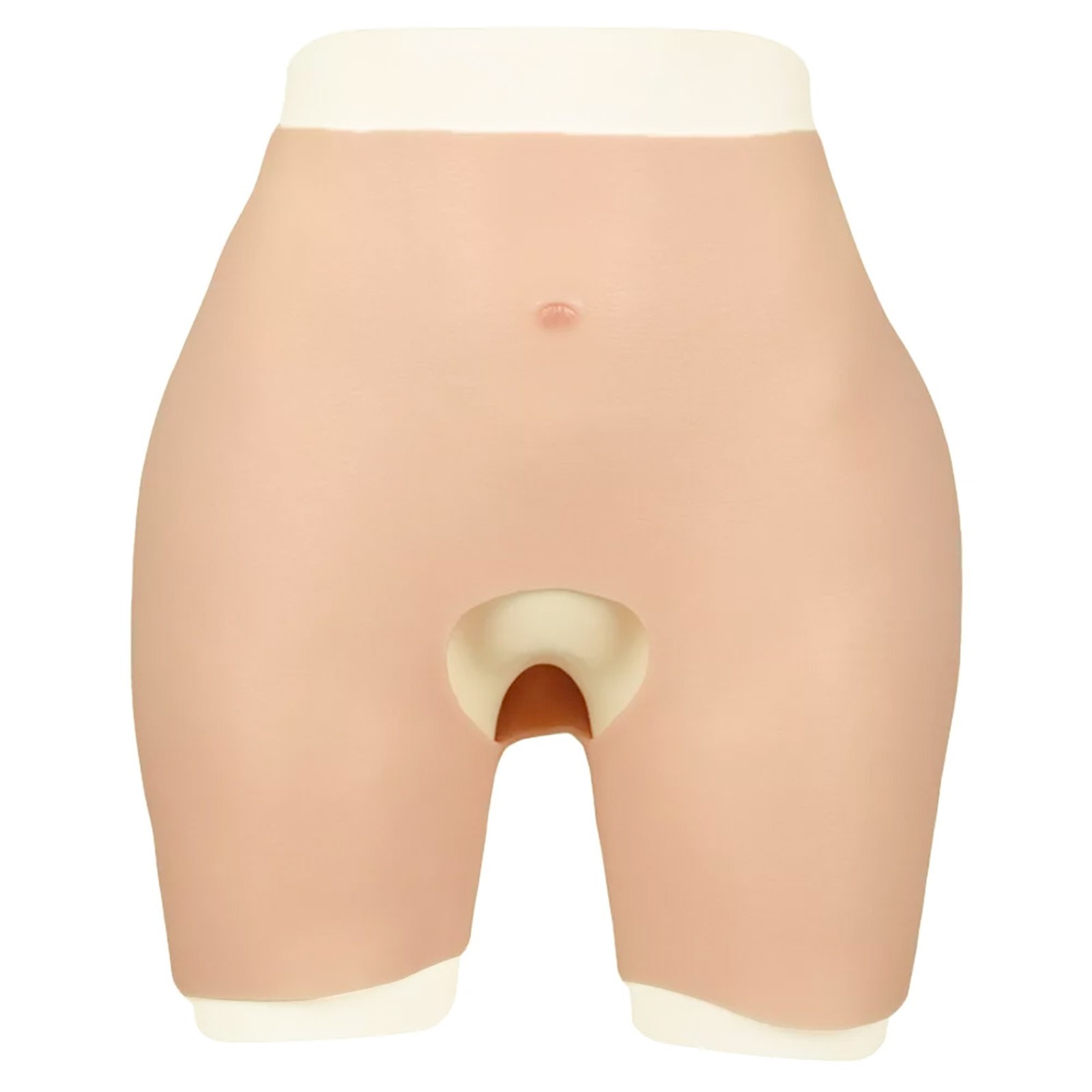 Realistic Silicone Panty Plump Hip Open-crotch Pants Butt Shapewear Crossdresser