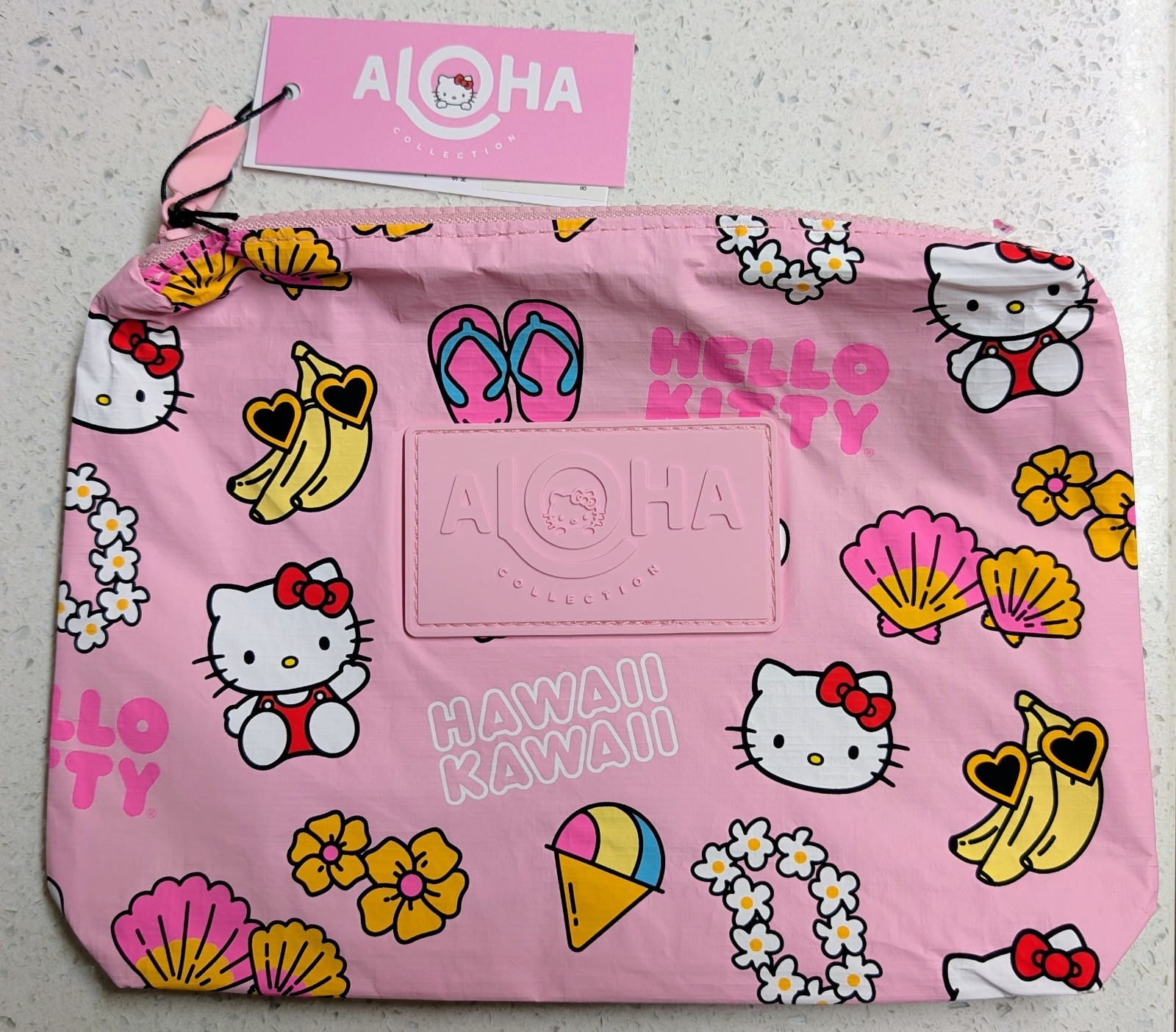 Aloha Collection x Hello Kitty Small Pink Pouch Hawaii Kawaii