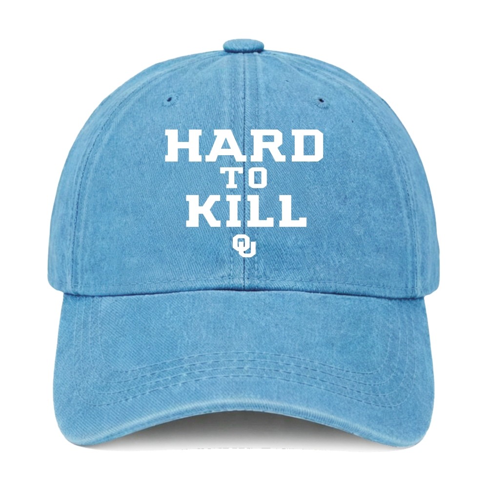 Hard To Resilient Inspirational Strength Survivor Casual Washed Baseball Cap