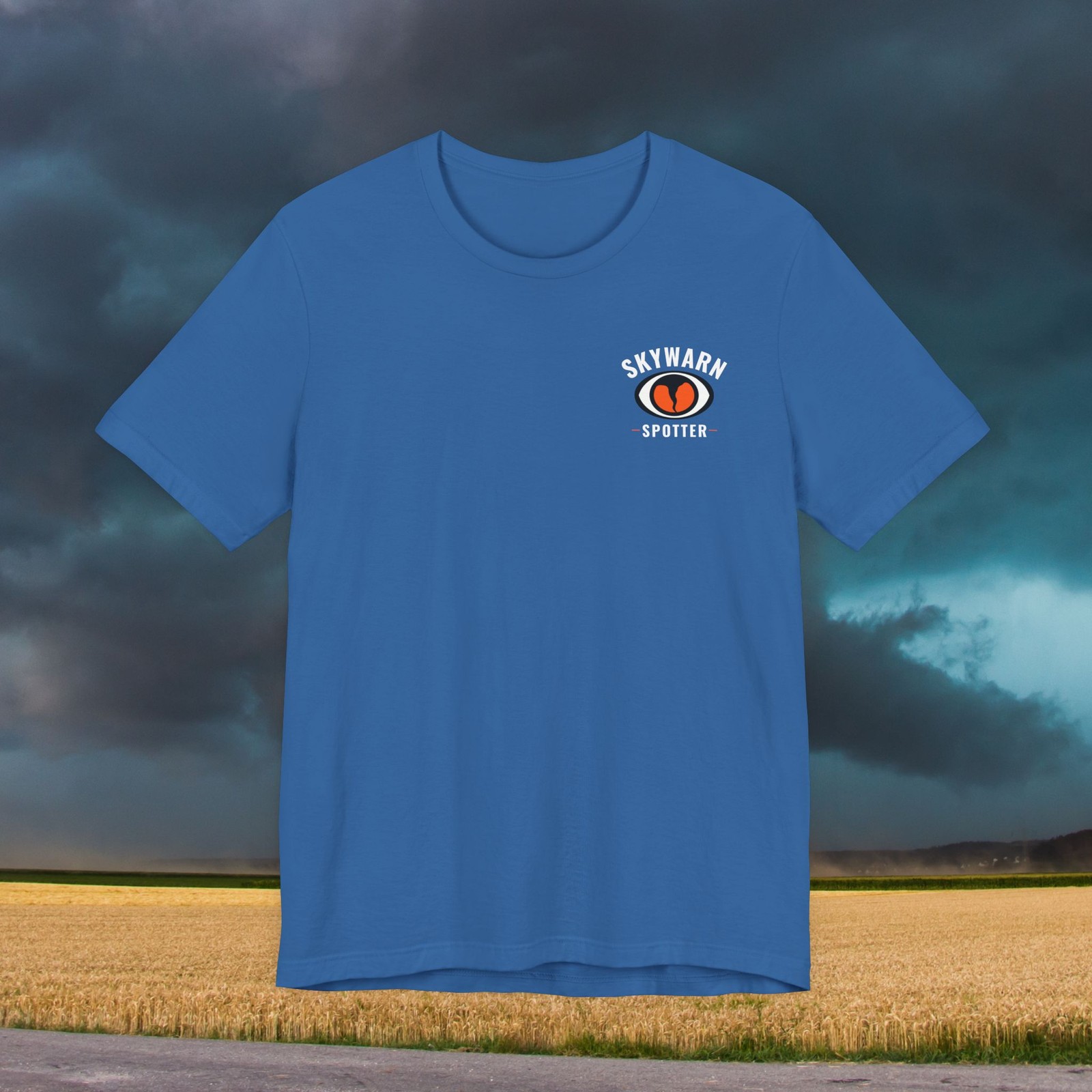 Personalized Skywarn Spotter Shirt Custom Call Sign Front Back Storm Chaser Tee