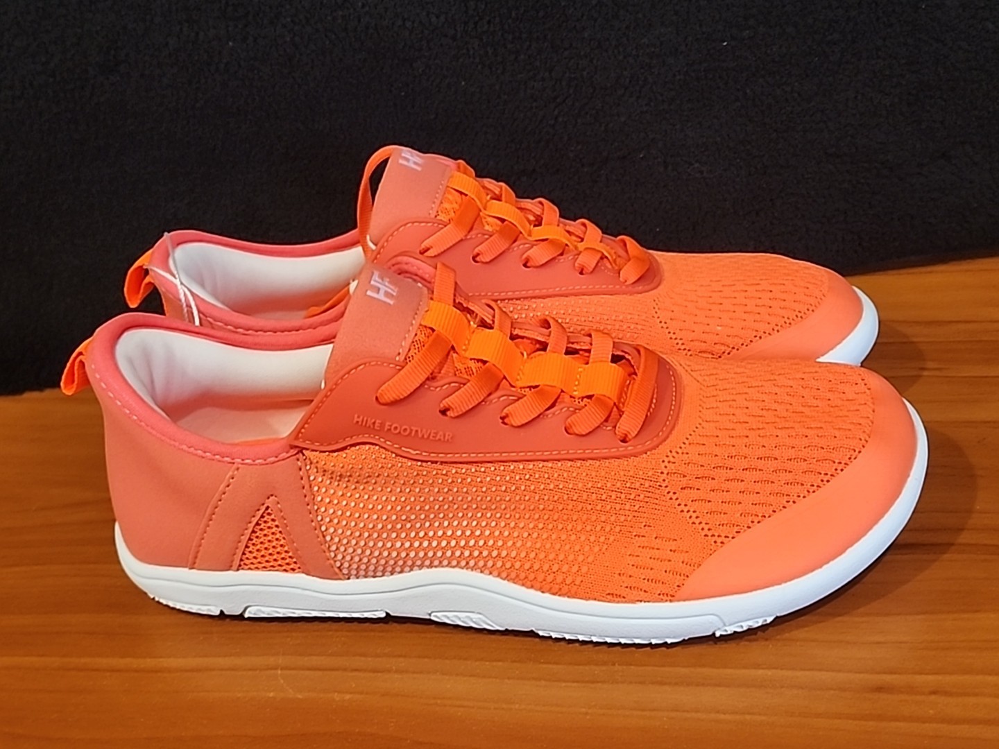 Hike Footwear HF Stride Orange Barefoot Sneaker Unisex womens Sz 9-9.5 EU 40