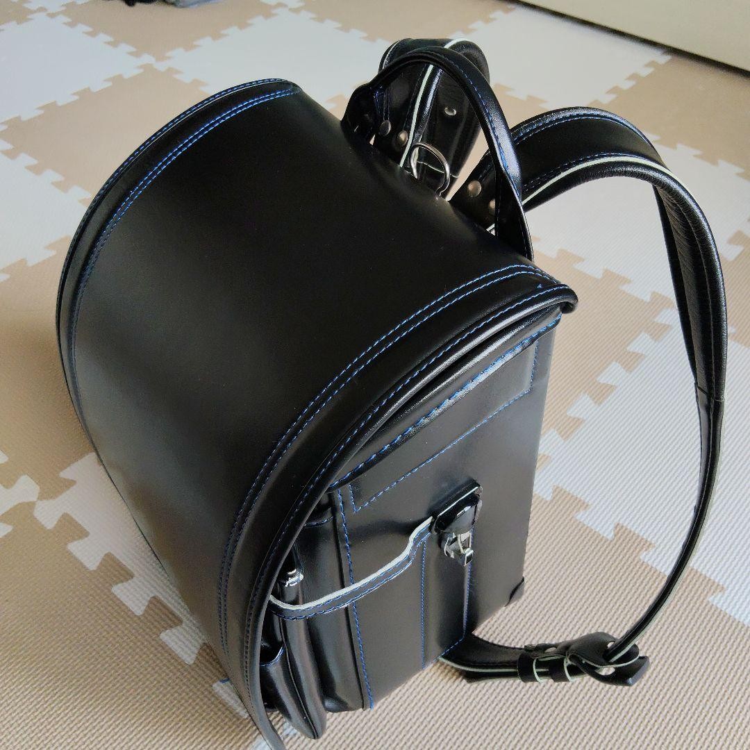 Fuwarii Randoseru Japanese Made Backpack School Bag Black Blue Used