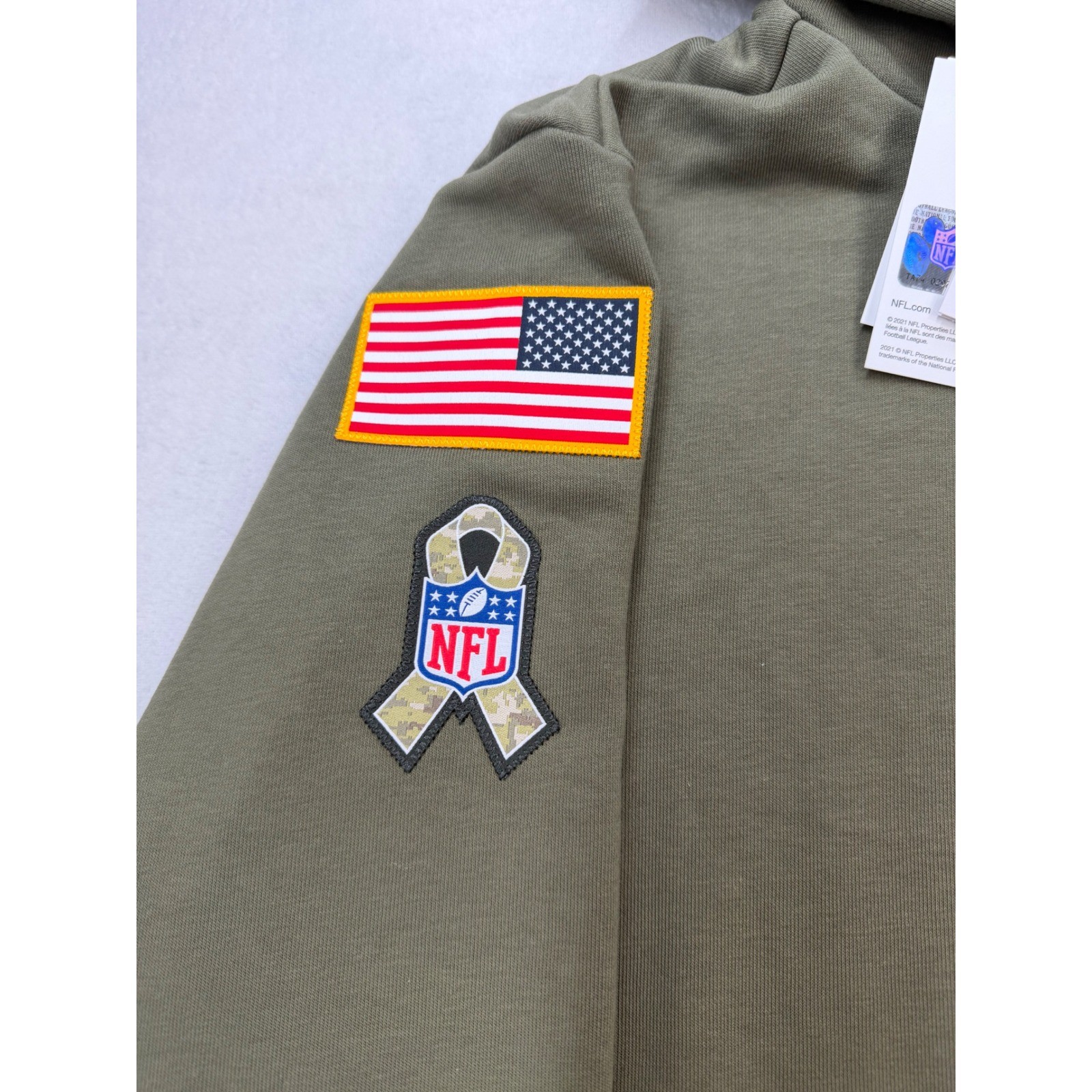Nike Cincinnati Bengals Salute To Service Olive Dri-FIT Hoodie Medium NWT ($115)