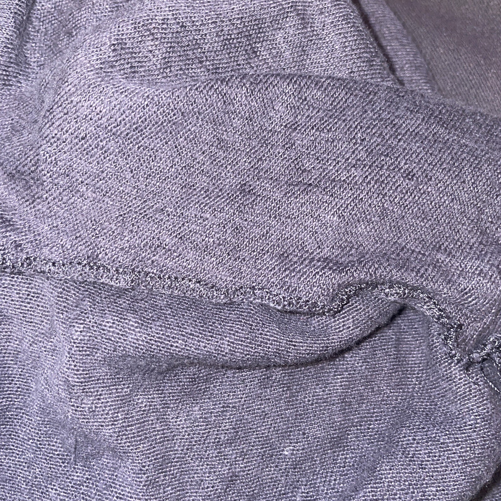 Marseille Sheer Panel Linen Top Womens Large Asymmetric Hem
