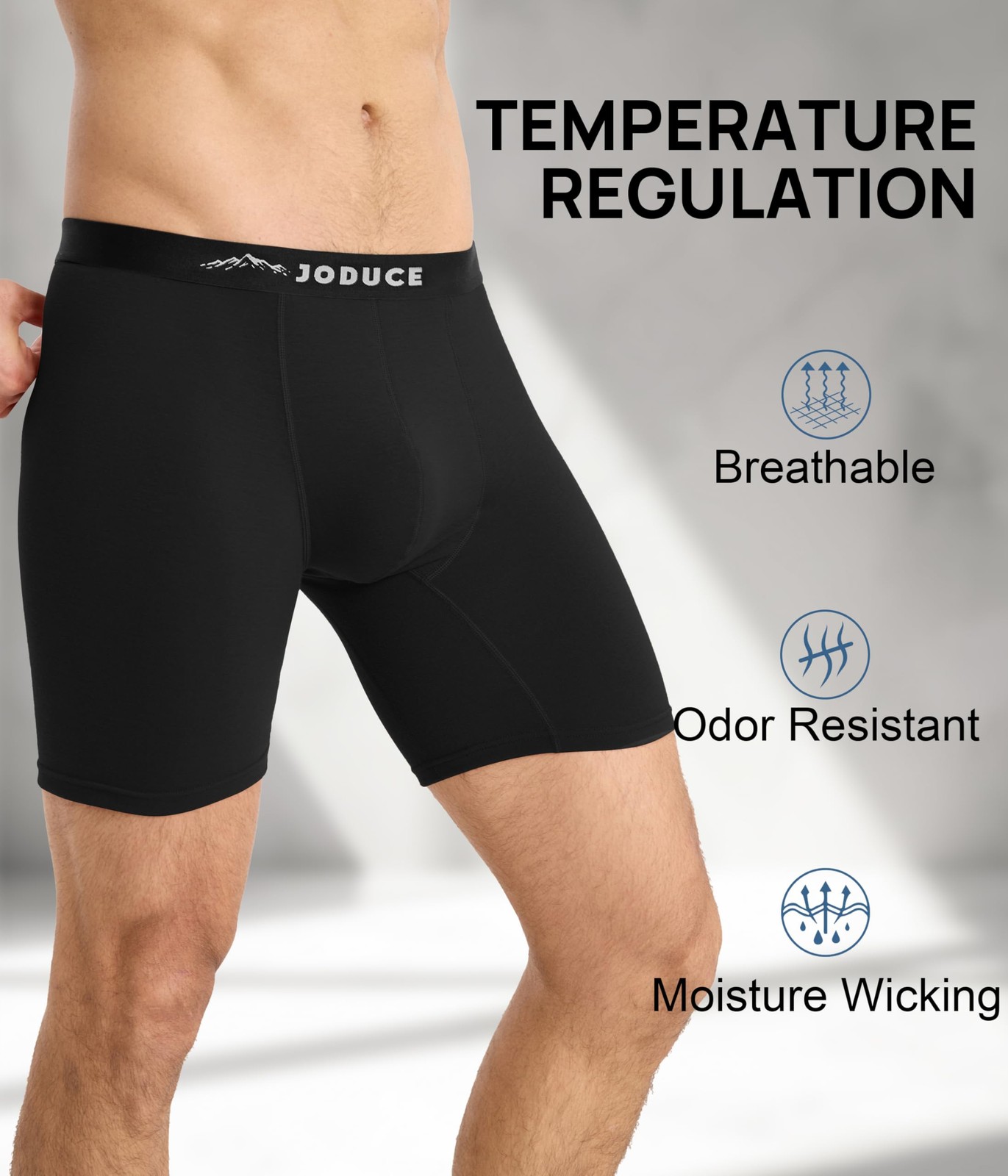 Merino Wool Underwear Men 3 Pack, Breathable & Quick-Drying Men’s Boxer Brief…
