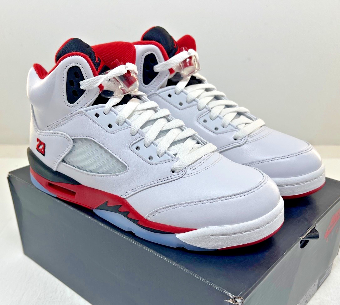 AIR JORDAN 5 Retro OG (GS) YOUTH Basketball Shoes HQ7980 101 FREE Shipping