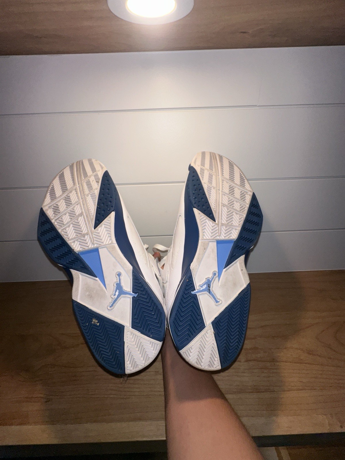 Nike Jordan True Flight White University Blue Men’s Size 14 342964-141