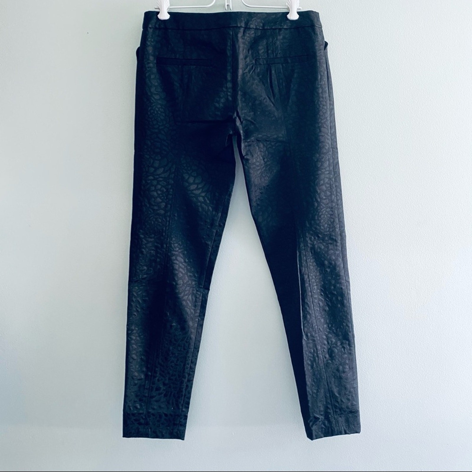 Vintage Jack Henry black giraffe print pants