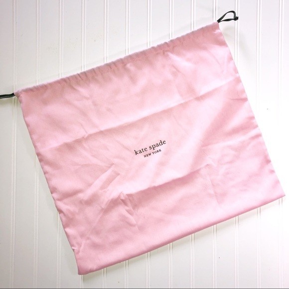 Kate Spade Drawstring Dust Bags Sizes 4.5″x6″ – 34″x27″ Pink Cream KC828 NWT 16