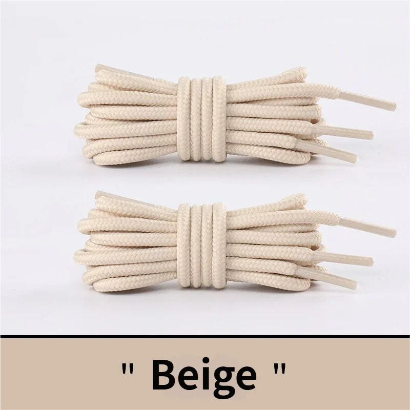 2Pair Classic Round Shoelaces for Sneakers Martin Boot Hiking Shoes Shoelace Oxf